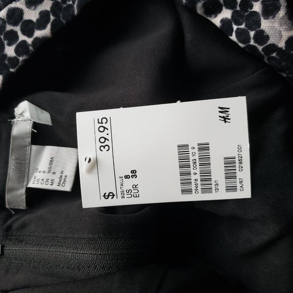 H&M fitted print dress - Picture 3 of 5